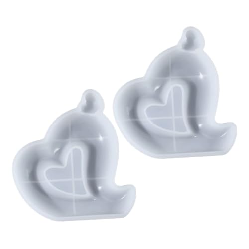 SHINEOFI 2Stücke Herz Silikonform Gießform für Harz und Gips für Valentinstag DIY Projekte Aromatherapie und Bastelarbeiten SHINEOFI 2Stücke Herz Silikonform Gießform für Harz und Gips für Valentinstag DIY Projekte Aromatherapie und Bastelarbeiten von SHINEOFI