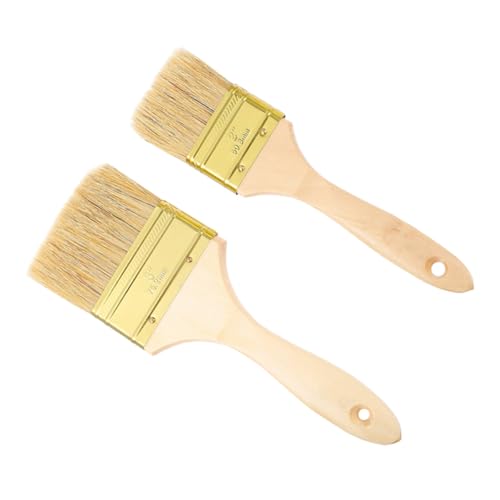SHINEOFI 2Stücke Pinselset für Flache Utility Pinsel mit Robusten Borsten und Griffen für Ölgemälde für Lehrer Malwerkzeuge SHINEOFI 2Stücke Pinselset für Flache Utility Pinsel mit Robusten Borsten und Griffen für Ölgemälde für Lehrer Malwerkzeuge von SHINEOFI