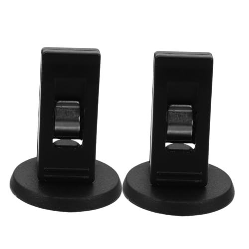 SHINEOFI 2stücke Kartenhalter Schwarz Multifunktionales Clip Ticketmappe Aus Praktischer Notizhalter Für Auto Und Fenster Mit Doppelseitigem Klebeband Leicht Zu Installieren Entfernen von SHINEOFI