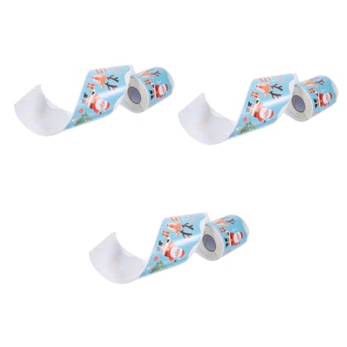 SHINEOFI 3 Rollen Klassenzimmergrenzen für schwarzes Brett weihnachtsdeko scrapbook innen Siegel Aufkleber auswechselbare Randleiste Randpapier für das Klassenzimmer beschichtetes Papier von SHINEOFI