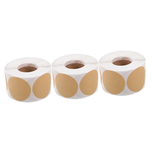 SHINEOFI 3 Rollen Sortieraufkleber Etiketten Zeitschriftenaufkleber Klebrig Klein Aufkleber Für Glas Aufkleber -registerkarten Buchstabenaufkleber Für Scrapbooking Kraftpapier von SHINEOFI