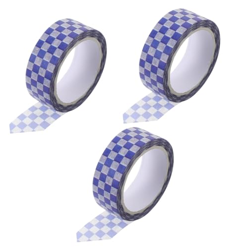 SHINEOFI 3 Rollen Washi Tape kawaii retro Gemustertes Band Sammelklebeband Dekoration selbstklebende DIY-Klebebänder dekorative klebebänder selber machen Japanisches Papier von SHINEOFI