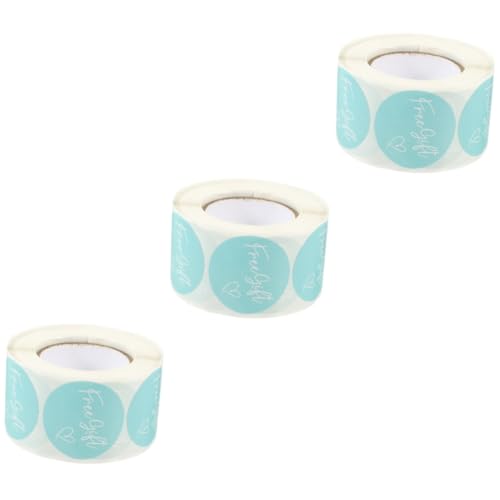 SHINEOFI 3 Rollen selbstklebende Aufkleber Selbstklebende Geschenkaufkleber Dekorative Geschenkverpackungsaufkleber Schild Etiketten klein Runde Geschenkaufkleber Aufkleber zum Selbermachen SHINEOFI 3 Rollen selbstklebende Aufkleber Selbstklebende Geschenkaufkleber Dekorative Geschenkverpackungsaufkleber Schild Etiketten klein Runde Geschenkaufkleber Aufkleber zum Selbermachen von SHINEOFI