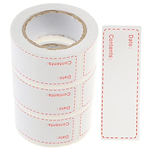 SHINEOFI 3 Rollen selbstklebendes Etikett Küchenzubehör Aufkleber Vorratsbehälter Essen küchenetiketten küche organisation entfernbare Etiketten für Tiefkühlkost Lebensmitteletiketten rot SHINEOFI 3 Rollen selbstklebendes Etikett Küchenzubehör Aufkleber Vorratsbehälter Essen küchenetiketten küche organisation entfernbare Etiketten für Tiefkühlkost Lebensmitteletiketten rot von SHINEOFI