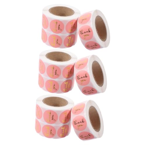 SHINEOFI 3 Sätze Aufkleber Name Für Dankesanhänger Gruß Runde Aufkleber Etiketten Siegel Gold Weihnachtsdeko Weihnachtsetiketten Für Brief Versorgung Geschenkaufkleber 3 Rollen * 3 SHINEOFI 3 Sätze Aufkleber Name Für Dankesanhänger Gruß Runde Aufkleber Etiketten Siegel Gold Weihnachtsdeko Weihnachtsetiketten Für Brief Versorgung Geschenkaufkleber 3 Rollen * 3 von SHINEOFI