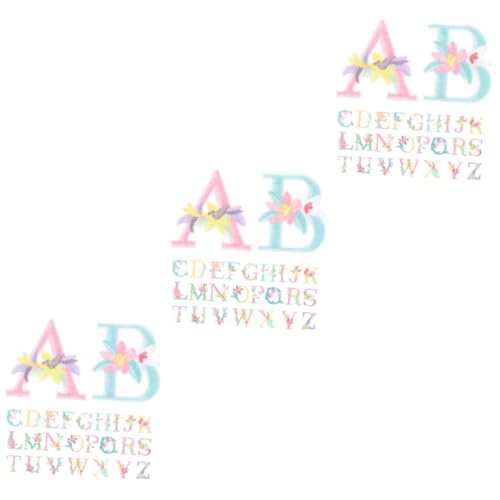 SHINEOFI 3 Sätze Aufnäher Mit Stickereien Zum Aufbügeln Buchstaben Aufnäher Für Jeans Kleidungsaufnäher Buchstaben Aufnäher Applikationen Für Kleidung Nähapplikation 26 Stück * 3 SHINEOFI 3 Sätze Aufnäher Mit Stickereien Zum Aufbügeln Buchstaben Aufnäher Für Jeans Kleidungsaufnäher Buchstaben Aufnäher Applikationen Für Kleidung Nähapplikation 26 Stück * 3 von SHINEOFI