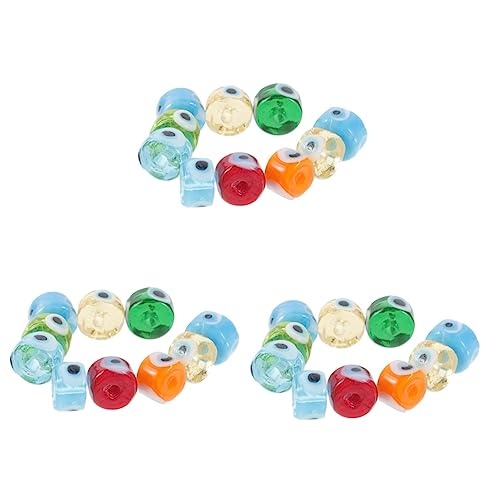 SHINEOFI 3 Sätze Bastelperlen Selber Machen Herstellung Armbänder Für Den Bösen Blick Schmuck Reize Wohnungseinrichtung Wohnungsdeko Abstandsperle Zauber Des Bösen Blicks Glas 10 Stück * 3 SHINEOFI 3 Sätze Bastelperlen Selber Machen Herstellung Armbänder Für Den Bösen Blick Schmuck Reize Wohnungseinrichtung Wohnungsdeko Abstandsperle Zauber Des Bösen Blicks Glas 10 Stück * 3 von SHINEOFI