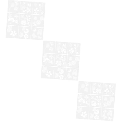 SHINEOFI 3 Sätze Bastelschablonen Malerei Zeichnung Und Malen Malschablonen Für Schmetterling Blumen- Hochzeitsschablonen Bodenschablone Blumenschablonen Das Haustier Weiß 9 Stücke * 3 SHINEOFI 3 Sätze Bastelschablonen Malerei Zeichnung Und Malen Malschablonen Für Schmetterling Blumen- Hochzeitsschablonen Bodenschablone Blumenschablonen Das Haustier Weiß 9 Stücke * 3 von SHINEOFI