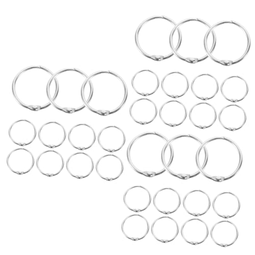SHINEOFI 3 Sätze Buchring Handwerkzeug Ordnee Kugelbinder Aktenordner Stichworte Schlüssel Karteikarten Klingen Bürobinderringe Bindemittel Binderinge Aus Metall Bindungsringe 20 Stück * 3 SHINEOFI 3 Sätze Buchring Handwerkzeug Ordnee Kugelbinder Aktenordner Stichworte Schlüssel Karteikarten Klingen Bürobinderringe Bindemittel Binderinge Aus Metall Bindungsringe 20 Stück * 3 von SHINEOFI