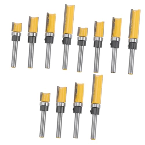 SHINEOFI 3 Sätze Bündigfräser Fräser Trimm Bit Holzbearbeitungswerkzeug Kantenfräser Fräser Lager Bündigfräser Holzbearbeitungs Fräser Trimm Bit Edelstahl SHINEOFI 3 Sätze Bündigfräser Fräser Trimm Bit Holzbearbeitungswerkzeug Kantenfräser Fräser Lager Bündigfräser Holzbearbeitungs Fräser Trimm Bit Edelstahl von SHINEOFI