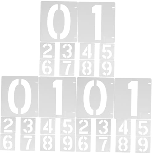 SHINEOFI 3 Sätze Digitale Vorlage Zahlen Schablonennummern Malerei Schablonen Zum Malen Weihnachten Schablonen Große Zahl Schablonen Malvorlagen Für Das Haustier Weiß 10 Blätter * 3 SHINEOFI 3 Sätze Digitale Vorlage Zahlen Schablonennummern Malerei Schablonen Zum Malen Weihnachten Schablonen Große Zahl Schablonen Malvorlagen Für Das Haustier Weiß 10 Blätter * 3 von SHINEOFI