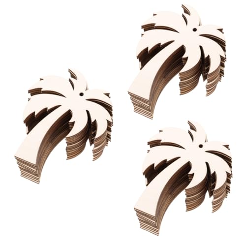 SHINEOFI 3 Sätze Diy Ausschnitt Bescherung Weihnachten Die Schule De Holzhandwerk Decor Schulm Dekorationen Unvollendete Holzausschnitte Graffiti-zubehör Hanfseil 20 Stück * 3 von SHINEOFI