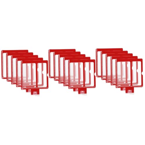 SHINEOFI 3 Sätze Etiketten Markt Tag-Clips Zeichenclip Einzelhandel preisaufsteller ausstellungsständer verkaufsdisplay Werbe-Preisschildhalter Clips für Warenschilder Warenanzeige pp rot SHINEOFI 3 Sätze Etiketten Markt Tag-Clips Zeichenclip Einzelhandel preisaufsteller ausstellungsständer verkaufsdisplay Werbe-Preisschildhalter Clips für Warenschilder Warenanzeige pp rot von SHINEOFI