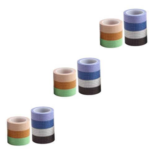 SHINEOFI 3 Sätze Gitter Washi Klebebänder DIY Masking Tape Dekoratives Scrapbook Set Dünnes Bastelset Farben Zahlen Klebeband Scrapbook Aufkleber Zubehör Scrapbooking 7 Stück * 3 SHINEOFI 3 Sätze Gitter Washi Klebebänder DIY Masking Tape Dekoratives Scrapbook Set Dünnes Bastelset Farben Zahlen Klebeband Scrapbook Aufkleber Zubehör Scrapbooking 7 Stück * 3 von SHINEOFI