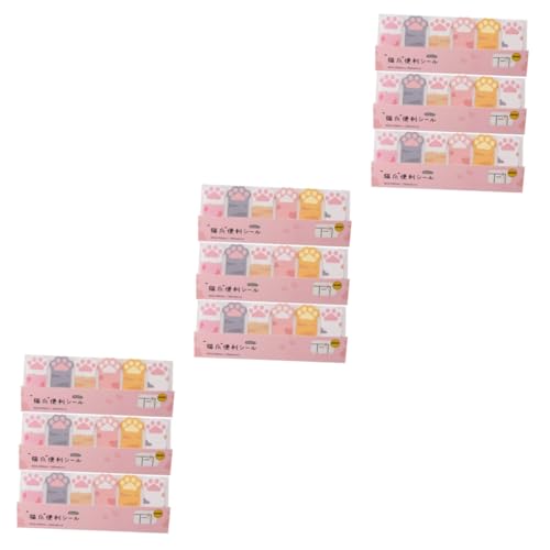 SHINEOFI 3 Sätze Haftnotiz Klebstoff Farbig Süßes Stationäres Pfotenabdruck Post Geformt Tiere Klebestreifen Klebrig Pads Kompakte Klebelaschen Schulseitenmarkierungen Papier 3 Stücke * 3 SHINEOFI 3 Sätze Haftnotiz Klebstoff Farbig Süßes Stationäres Pfotenabdruck Post Geformt Tiere Klebestreifen Klebrig Pads Kompakte Klebelaschen Schulseitenmarkierungen Papier 3 Stücke * 3 von SHINEOFI