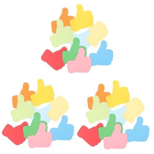 SHINEOFI 3 Sätze Handgeformter Papierschnitt Pauspapier Für Schnittmuster Büro Dekoration Classroom Decorations Schule Student Papierausschnitt Wanddekoration Im Klassenzimmer 54 Stück * 3 von SHINEOFI