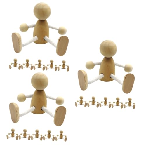 SHINEOFI 3 Sätze Holzpuppen Für Anbindung Unvollendet Holzspielzeug Holzfiguren Dekorative Puppe Puppen Aus Holz Diy-graffiti-puppen Holzstifte Peg-puppen Hölzern 6 Stücke * 3 SHINEOFI 3 Sätze Holzpuppen Für Anbindung Unvollendet Holzspielzeug Holzfiguren Dekorative Puppe Puppen Aus Holz Diy-graffiti-puppen Holzstifte Peg-puppen Hölzern 6 Stücke * 3 von SHINEOFI