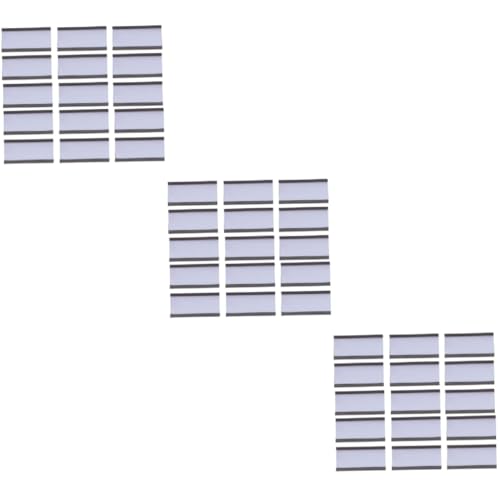 SHINEOFI 3 Sätze Kartentyp -tag -clip Behälter Einzelhandelsschild Einheit Magnetetiketten Etikettenhalter Magnetisch Magnetischer Display-clip Preisanzeige Haftmagnet Black 50 Stück * 3 von SHINEOFI
