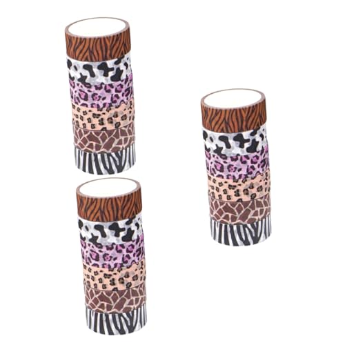 SHINEOFI 3 Sätze Klebeband Aufkleber Klebebänder Wickelbänder Diy-bänder Selbstklebende Bänder Papier 6 Rollen * 3 SHINEOFI 3 Sätze Klebeband Aufkleber Klebebänder Wickelbänder Diy-bänder Selbstklebende Bänder Papier 6 Rollen * 3 von SHINEOFI