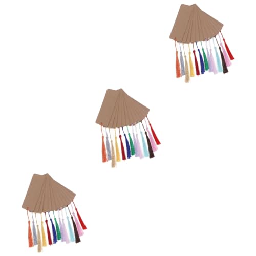 SHINEOFI 3 Sätze Leeres Lesezeichen Aus Papier Bastelbuchmarke Blatt Lesezeichen Uv Quasten Lesezeichen Tassel Lesezeichen Deko Das Etikett Lesezeichen Aus Unlackiertem Papier 30 Stück * 3 SHINEOFI 3 Sätze Leeres Lesezeichen Aus Papier Bastelbuchmarke Blatt Lesezeichen Uv Quasten Lesezeichen Tassel Lesezeichen Deko Das Etikett Lesezeichen Aus Unlackiertem Papier 30 Stück * 3 von SHINEOFI