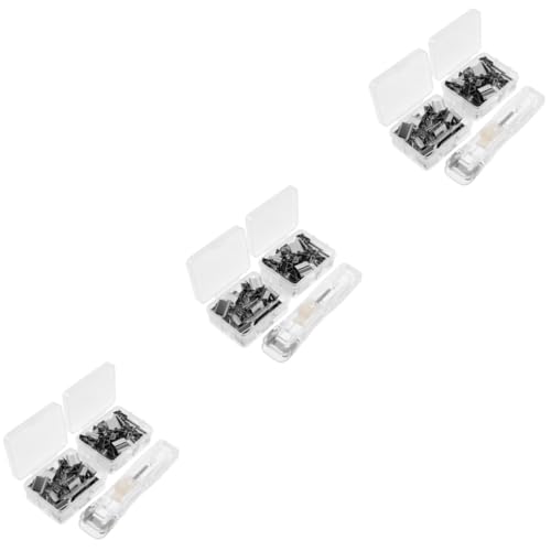 SHINEOFI 3 Sätze Nadelloser Hefter Bürobedarf büroklammernspender büroklammern set Nachhaltiger Dokumentenhefter kleiner Hefter mit Heftklammern nachfüllbarer Clip-Hefter Heimhefter Plastik SHINEOFI 3 Sätze Nadelloser Hefter Bürobedarf büroklammernspender büroklammern set Nachhaltiger Dokumentenhefter kleiner Hefter mit Heftklammern nachfüllbarer Clip-Hefter Heimhefter Plastik von SHINEOFI
