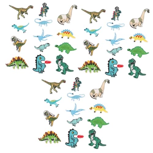 SHINEOFI 3 Sätze Niedliche Cartoon Patches Aufblasbare Dinosaurier Skelette Dinosaurier Kostümfüller Dekorative Patches Dinosaurier Aufnäher Dinosaurier Maske Dinosaurier 13 Stück * 3 von SHINEOFI