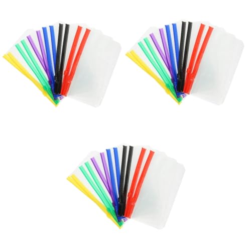 SHINEOFI 3 Sätze Notizbuch Aufbewahrungs Dokumententasche Ring Reißverschluss Ordner Notizblock Tasche Ordnertasche Reißverschluss Ordner Aktenordner Mit Reißverschluss 12 Stück * 3 SHINEOFI 3 Sätze Notizbuch Aufbewahrungs Dokumententasche Ring Reißverschluss Ordner Notizblock Tasche Ordnertasche Reißverschluss Ordner Aktenordner Mit Reißverschluss 12 Stück * 3 von SHINEOFI