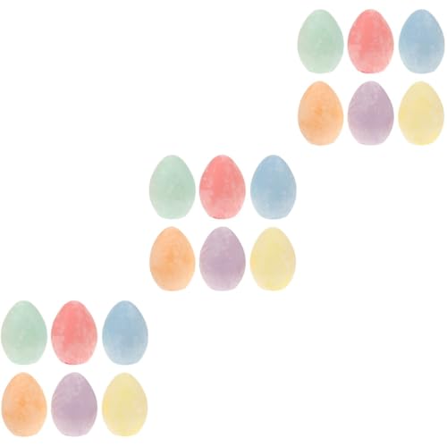 SHINEOFI 3 Sätze Praktische Bunte Kreide Spielsachen Kinderspielsachen Buntstifte Kinderkunst Staffelei Eiförmige Kreide Challks Feste Kreide Calciumsulfat 6 Stücke * 3 SHINEOFI 3 Sätze Praktische Bunte Kreide Spielsachen Kinderspielsachen Buntstifte Kinderkunst Staffelei Eiförmige Kreide Challks Feste Kreide Calciumsulfat 6 Stücke * 3 von SHINEOFI