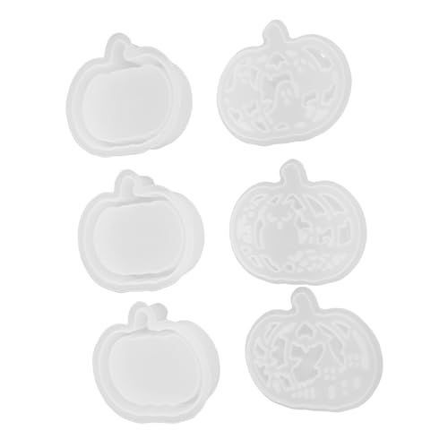 SHINEOFI 3 Sätze Silikonformen Halloween Kürbis für Epoxidharz Teelichthalter Basteln Wiederverwendbar Hohe Stabilität für Saisonale Dekorationen und DIY Teelichthalter SHINEOFI 3 Sätze Silikonformen Halloween Kürbis für Epoxidharz Teelichthalter Basteln Wiederverwendbar Hohe Stabilität für Saisonale Dekorationen und DIY Teelichthalter von SHINEOFI