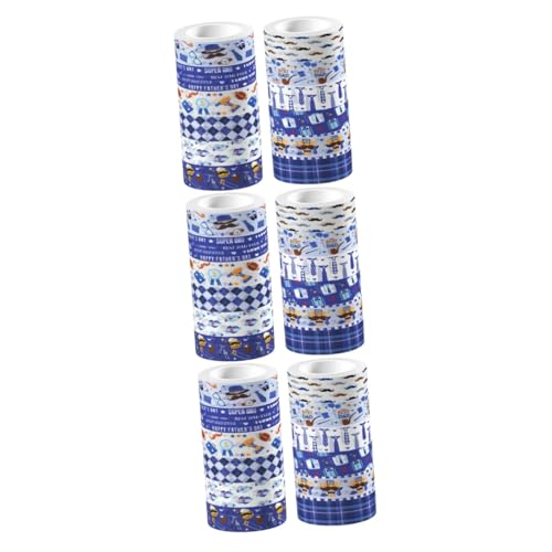 SHINEOFI 3 Sätze Transparentes Rollband Regenbogen Kunsthandwerk Basteln Vater Papa Klebeband Für Scrapbooking Notizbuch Diy Washi Tape Aufkleber 12 Rollen * 3 SHINEOFI 3 Sätze Transparentes Rollband Regenbogen Kunsthandwerk Basteln Vater Papa Klebeband Für Scrapbooking Notizbuch Diy Washi Tape Aufkleber 12 Rollen * 3 von SHINEOFI