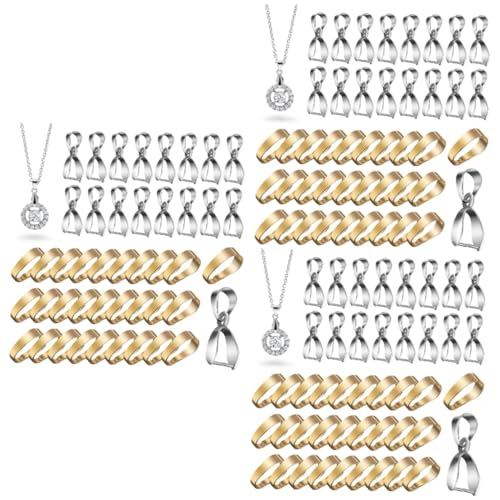 SHINEOFI 3 Sätze Verschluss Perlen Schließungen Schließe Ballen Hängend Teile Halsketten Silber Anhang Anhänger Für Herstellung Aluminium Gold Verschlüsse Haken Metall Messing 100 Stück * 3 SHINEOFI 3 Sätze Verschluss Perlen Schließungen Schließe Ballen Hängend Teile Halsketten Silber Anhang Anhänger Für Herstellung Aluminium Gold Verschlüsse Haken Metall Messing 100 Stück * 3 von SHINEOFI