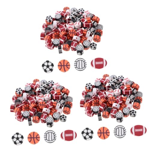 SHINEOFI 3 Sätze Volleyball-perlen Tennisperlen Sportperlen Winzige Perlen Ohrringe Diy Charms Bastelzeug Für Freundinen Schmuckperlen Perlen Zum Basteln Polymer-ton 300 Stück * 3 SHINEOFI 3 Sätze Volleyball-perlen Tennisperlen Sportperlen Winzige Perlen Ohrringe Diy Charms Bastelzeug Für Freundinen Schmuckperlen Perlen Zum Basteln Polymer-ton 300 Stück * 3 von SHINEOFI