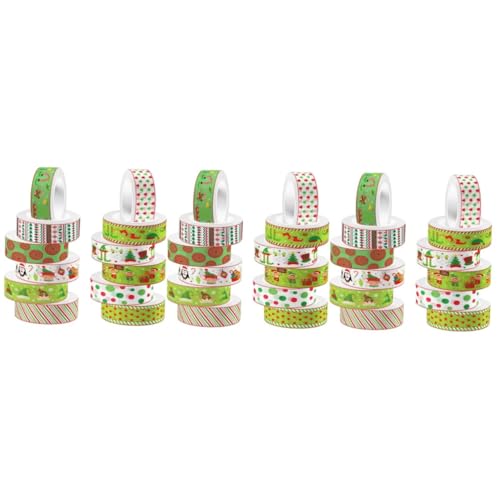 SHINEOFI 3 Sätze Washi -bänder Dekoration Dekoratives Klebeband Für Einklebebuch Dekoratives Washi-tape Süßes Band Handkontoband Washi-klebeband Colorful 12 Rollen * 3 von SHINEOFI