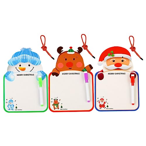 SHINEOFI 3 Sets Weihnachts Zeichenbrett Schreibtafel Whiteboard Trocken Abwischbare Tafel Löschtafel Für Praktische Nachrichtentafel Löschbare Zeichentafel Für SHINEOFI 3 Sets Weihnachts Zeichenbrett Schreibtafel Whiteboard Trocken Abwischbare Tafel Löschtafel Für Praktische Nachrichtentafel Löschbare Zeichentafel Für von SHINEOFI