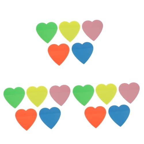 SHINEOFI 3 Stück 5 Liebe fluoreszierender Aufkleber Farbige Memo Pads Herzförmige Haftnotizen Buchregisterkarten Stöcke abreißbare Memo-Sticker Memo-Aufkleber für den Haushalt das Haustier SHINEOFI 3 Stück 5 Liebe fluoreszierender Aufkleber Farbige Memo Pads Herzförmige Haftnotizen Buchregisterkarten Stöcke abreißbare Memo-Sticker Memo-Aufkleber für den Haushalt das Haustier von SHINEOFI