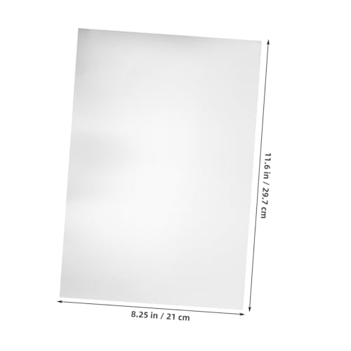 SHINEOFI 3 Stück Aluminiumplatte Teiliges Blanke Metallplatte für Gravur Präzise Laserbeschriftung Vielseitige Diy Metalltafel Silberne für Bastel und Dekorationsprojekte von SHINEOFI
