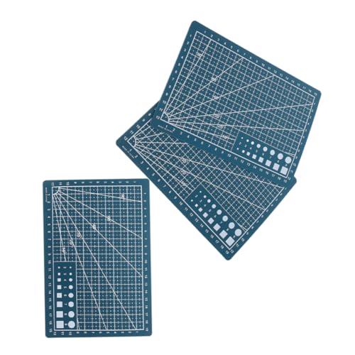 SHINEOFI 3 Stück Doppelseitige Schneidematte für Bastelprojekte Selbstheilende Schneidematten für Näharbeiten Kreative Handwerksprojekte und Gravurarbeiten Grün Langlebig und Vielseitig von SHINEOFI