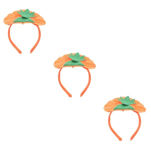 SHINEOFI 3 Stück Halloween-Kürbis-Stirnband Halloween-Kopfschmuck Cosplay-Kopfschmuck-Requisite halloween haarschmuck haarschmuck halloween Partystirnband Halloween-Party-Stirnband von SHINEOFI