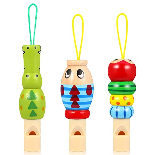 SHINEOFI 3 Stück Holzpfeife Holz Geschnitzte Tierpfeife Niedliche Cartoon-Tier-Krachmacher Pfeifen Für Kinder Musikinstrument Frühes Lernspielzeug Partygeschenk Zufälliger Stil SHINEOFI 3 Stück Holzpfeife Holz Geschnitzte Tierpfeife Niedliche Cartoon-Tier-Krachmacher Pfeifen Für Kinder Musikinstrument Frühes Lernspielzeug Partygeschenk Zufälliger Stil von SHINEOFI