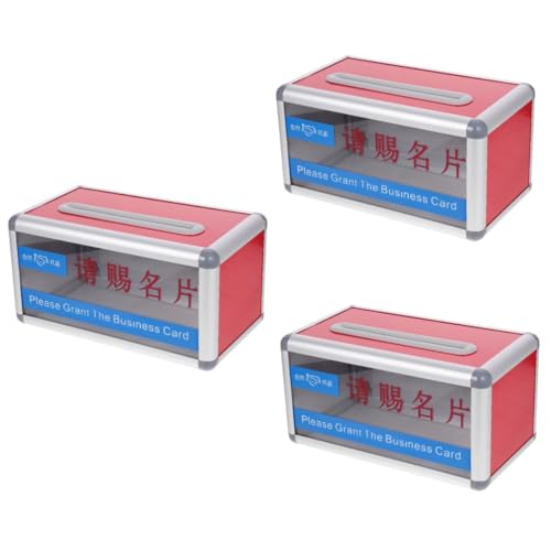 SHINEOFI 3 Stück Kartenhalter Fürs Büro Tragbar Schlüssel Hochzeit Klein Verriegelung Tipp Sammlung Behälter Für Bürokarten Bequemer Kartenhalter Visitenkarten-display Aluminiumlegierung SHINEOFI 3 Stück Kartenhalter Fürs Büro Tragbar Schlüssel Hochzeit Klein Verriegelung Tipp Sammlung Behälter Für Bürokarten Bequemer Kartenhalter Visitenkarten-display Aluminiumlegierung von SHINEOFI