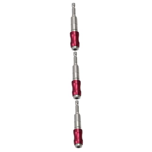 SHINEOFI 3 Stück Magnetischer Bithalter mit Schnellverschluss Sechskantschaft Flexible Verlängerung für Bohrer und Schrauber Robust und Langlebig für Enge Räume und Vielseitige Anwendungen von SHINEOFI