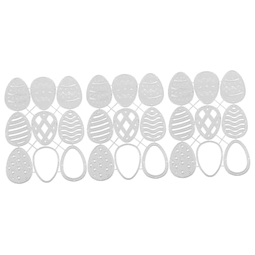SHINEOFI 3 Stück Metallmesserform Schneiden Schnitt stirbt Die sterben Schnitte handwerkliches Werkzeug filigrane Stanzformen Formen für Fotoalben Prägemappen Kohlenstoffstahl Silver von SHINEOFI