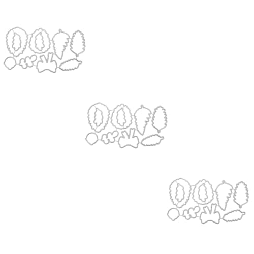 SHINEOFI 3 Stück Prägeschneideform Party Herstellung Gestanzte Karten Schnitte Schläge Prägung Die Schneiden Papier Sterben Stanze Formen Für Fotoalben Stanzformen Kohlenstoffstahl von SHINEOFI