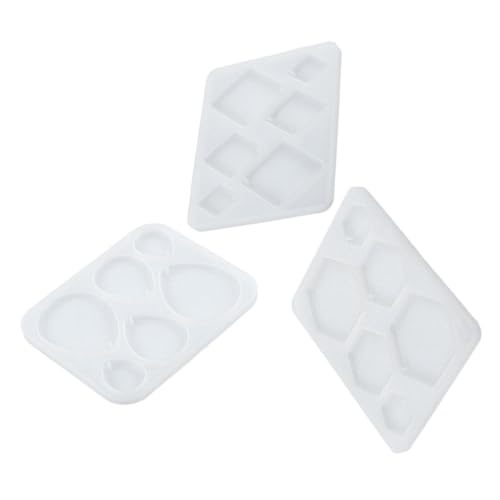 SHINEOFI 3 Stück Schmuckkleber tropfende Form Ohrringform aus Silikon geometrische Anhängerform Sechseck-Harzform Silikonharzformen für Schmuck Epoxidharz -Schmuckformen Kieselgel Weiß SHINEOFI 3 Stück Schmuckkleber tropfende Form Ohrringform aus Silikon geometrische Anhängerform Sechseck-Harzform Silikonharzformen für Schmuck Epoxidharz -Schmuckformen Kieselgel Weiß von SHINEOFI