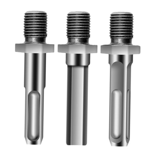 SHINEOFI 3 Stück Teiliges Holzbohrer Adapter mit Stecknussadapter für Bohrmaschinen Erweiterungsstangen für Vielseitige Anwendungen und Einfache Installation Langlebig und Verschleißfest von SHINEOFI