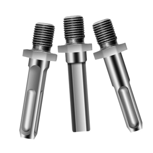 SHINEOFI 3 Stück Teiliges Holzspalter Bohrer Adapter Sechskantschaft Quadratischer Schaft Schnellwechsel für Holzarbeiten für Heimwerker Holzverarbeitung und Mechanische Reparaturen von SHINEOFI
