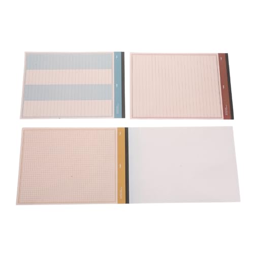SHINEOFI 3 Stück Teiliges Liniertes Schreibblock mit Glattem Papier Reißbare Schülerfreundliche für Schnelles Notieren und Tägliche Organisationshilfe in Blau Rot Gelb SHINEOFI 3 Stück Teiliges Liniertes Schreibblock mit Glattem Papier Reißbare Schülerfreundliche für Schnelles Notieren und Tägliche Organisationshilfe in Blau Rot Gelb von SHINEOFI