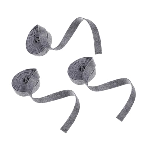 SHINEOFI 3 Stück Wollfilz Gurtband Stoffband Bastelstoff Bänder Filz Zum Basteln Filz DIY Basteln Bänder Band Band Filzband Bastelbedarf Stoff Filzmaterial Grau SHINEOFI 3 Stück Wollfilz Gurtband Stoffband Bastelstoff Bänder Filz Zum Basteln Filz DIY Basteln Bänder Band Band Filzband Bastelbedarf Stoff Filzmaterial Grau von SHINEOFI