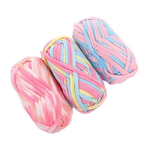 SHINEOFI 3 Stück gehäkeltes Trachtengarn knüpfteppich handwebteppich polyester fiber textilgarn häkeln bunt für gestrickt vegan Stränge Häkelgarn stricken pullover garn selber machen Stoff SHINEOFI 3 Stück gehäkeltes Trachtengarn knüpfteppich handwebteppich polyester fiber textilgarn häkeln bunt für gestrickt vegan Stränge Häkelgarn stricken pullover garn selber machen Stoff von SHINEOFI