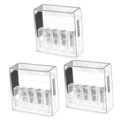SHINEOFI 3 Teiliger Bleistiftspitzer Vierloch Kunst Spezial Bleistiftspitzer Bleistifthobel Maler Bleistiftspitzer Kann Kohlestifte Spitzen Weiß Einzeln Bleistiftspitzer Für Die von SHINEOFI